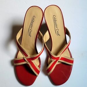 Wedge heeled sandals by Coldwater Creek